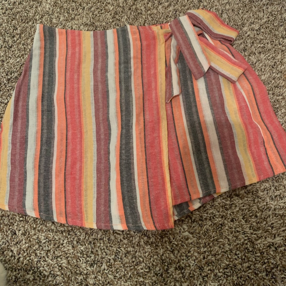 Mama and me striped skort